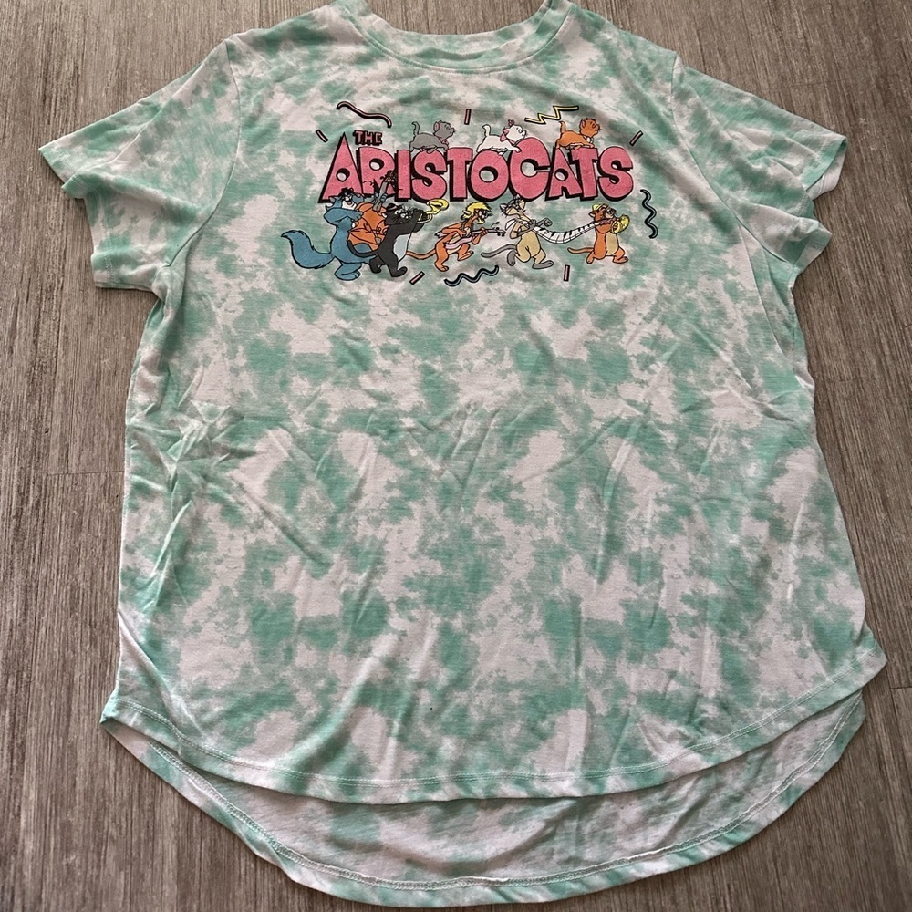 Aristocats Disney Tie Dye Shirt